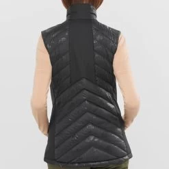 SALOMON TRANSITION DOWN VEST W BLACK/HE 22 -Ski Equipment Store 9 100290 transition down vest w black he lc1604600 03