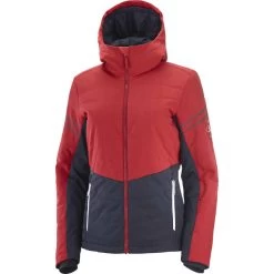 SALOMON EDGE JKT W RED CHILI/NIGHT SKY/WHITE 22