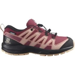 SALOMON XA PRO V8 CSWP J EARTH RED/BLACK/ALMOND CREAM 23