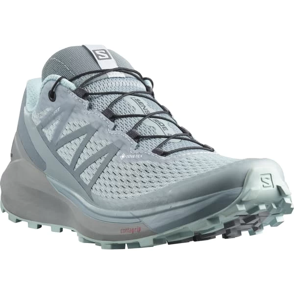 SALOMON SENSE RIDE 4 INVISIBLE W GORE-TEX SLATE/MONUMENT/ PASTEL TURQUOISE 22 2 SALOMON SENSE RIDE 4 INVISIBLE W GORE-TEX SLATE/MONUMENT/ PASTEL TURQUOISE 22 - Image 2