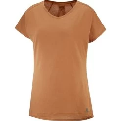 SALOMON ESSENTIAL SHAPED SS TEE W HONEY 22