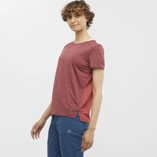 SALOMON OUTLINE SUMMER SS TEE W CABERNET 22 2 SALOMON OUTLINE SUMMER SS TEE W CABERNET 22 - Image 2
