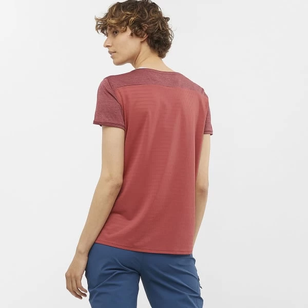 SALOMON OUTLINE SUMMER SS TEE W CABERNET 22 3 SALOMON OUTLINE SUMMER SS TEE W CABERNET 22 - Image 3