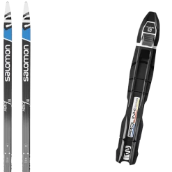 SALOMON AERO ESKIN JR + SALOMON PROLINK ACCESS JR