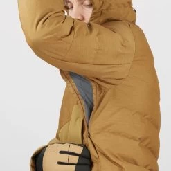 SALOMON SNOWSHELTER JKT M BRONZE BROWN/CUMIN/HEA 22 -Ski Equipment Store 9 102444 snowshelter jkt m bronze brown cumin hea lc1586900 04