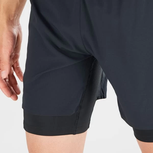 SALOMON CROSS TWINSKIN SHORTS M BLACK 22 3 SALOMON CROSS TWINSKIN SHORTS M BLACK 22 - Image 3