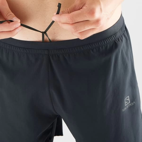 SALOMON CROSS TWINSKIN SHORTS M BLACK 22 4 SALOMON CROSS TWINSKIN SHORTS M BLACK 22 - Image 4