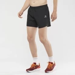 SALOMON CROSS REBEL 5'' SHORTS M BLACK 22 8 SALOMON CROSS REBEL 5'' SHORTS M BLACK 22 -Ski Equipment Store 9 102487 cross rebel 5 shorts m black lc1745400 03