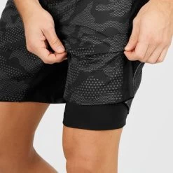 SALOMON AGILE 2IN1 SHORT M BLACK/AO 22 8 SALOMON AGILE 2IN1 SHORT M BLACK/AO 22 -Ski Equipment Store 9 102507 agile 2in1 short m black ao lc1653900 04