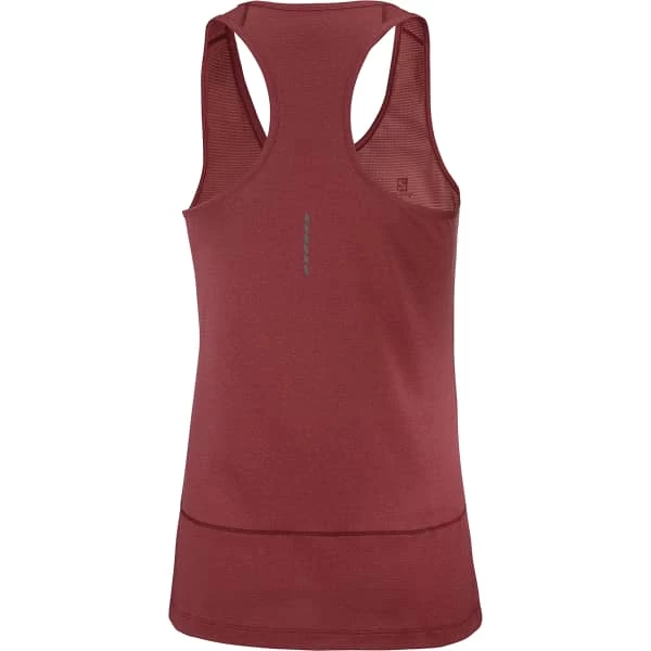 SALOMON CROSS RUN GRAPHIC TANK W CABERNET 22 3 SALOMON CROSS RUN GRAPHIC TANK W CABERNET 22 - Image 3
