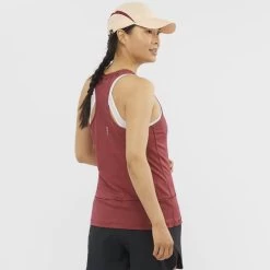 SALOMON CROSS RUN GRAPHIC TANK W CABERNET 22 8 SALOMON CROSS RUN GRAPHIC TANK W CABERNET 22 -Ski Equipment Store 9 102515 t shirt cross run graphic tank w cabernet lc1790500 04