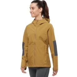 SALOMON OUTRACK WP JKT W CUMIN/EBONY 22