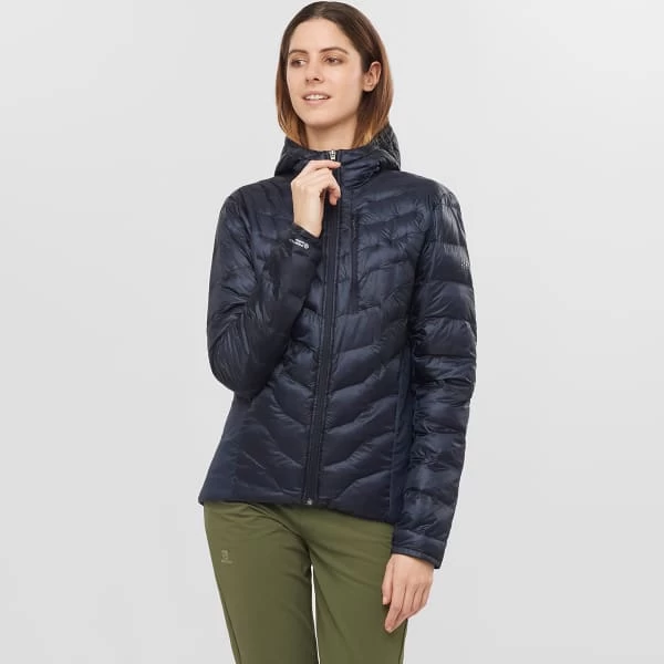 SALOMON OUTPEAK INSUL HOODIE W NIGHT SKY 22 2 SALOMON OUTPEAK INSUL HOODIE W NIGHT SKY 22 - Image 2