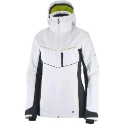 SALOMON BRILLIANT JKT W WHITE/EBONY/EVENING PRIM 22