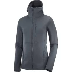 SALOMON SNTIAL XWARM HOODIE W EBONY 22
