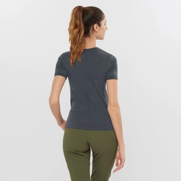 SALOMON ELEVATE MOVE ON TEE W EBONY 22 3 SALOMON ELEVATE MOVE ON TEE W EBONY 22 - Image 3