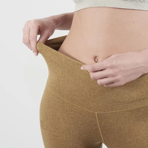 SALOMON ESSENTIAL 5/6 TIGHTS W CUMIN 22 2 SALOMON ESSENTIAL 5/6 TIGHTS W CUMIN 22 - Image 2