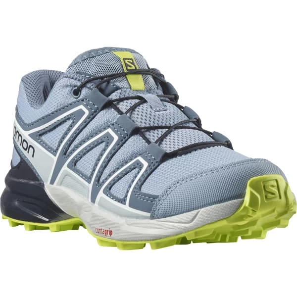 SALOMON SPEEDCROSS J FADED DENIM/CHINA BLUE/ACID LIME 22 2 SALOMON SPEEDCROSS J FADED DENIM/CHINA BLUE/ACID LIME 22 - Image 2
