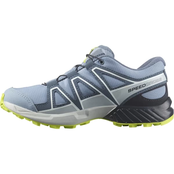 SALOMON SPEEDCROSS J FADED DENIM/CHINA BLUE/ACID LIME 22 3 SALOMON SPEEDCROSS J FADED DENIM/CHINA BLUE/ACID LIME 22 - Image 3