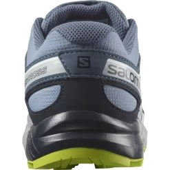 SALOMON SPEEDCROSS J FADED DENIM/CHINA BLUE/ACID LIME 22 9 SALOMON SPEEDCROSS J FADED DENIM/CHINA BLUE/ACID LIME 22 -Ski Equipment Store 9 109700 l41727100 04