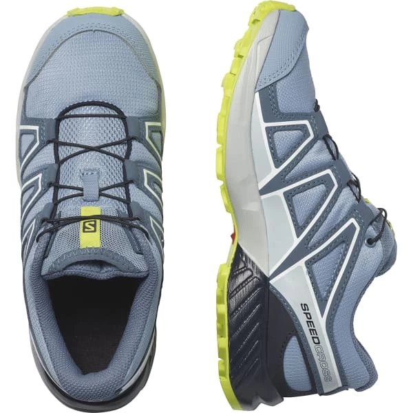 SALOMON SPEEDCROSS J FADED DENIM/CHINA BLUE/ACID LIME 22 6 SALOMON SPEEDCROSS J FADED DENIM/CHINA BLUE/ACID LIME 22 - Image 6