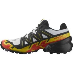 SALOMON SPEEDCROSS 6 WHITE/BLACK/EMPIRE YELLOW 23 8 SALOMON SPEEDCROSS 6 WHITE/BLACK/EMPIRE YELLOW 23 -Ski Equipment Store 9 109714 l41737800 03