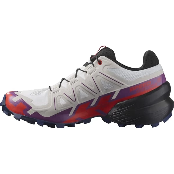 SALOMON SPEEDCROSS 6 W WHITE/SPARKLING GRAPE/FIERY RED 23 3 SALOMON SPEEDCROSS 6 W WHITE/SPARKLING GRAPE/FIERY RED 23 - Image 3