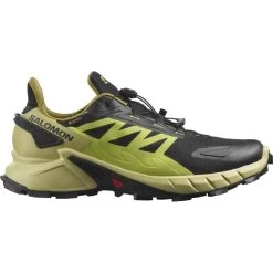 SALOMON SUPERCROSS 4 GORE-TEX BLACK/LEEK GREEN/ACID LIME 22