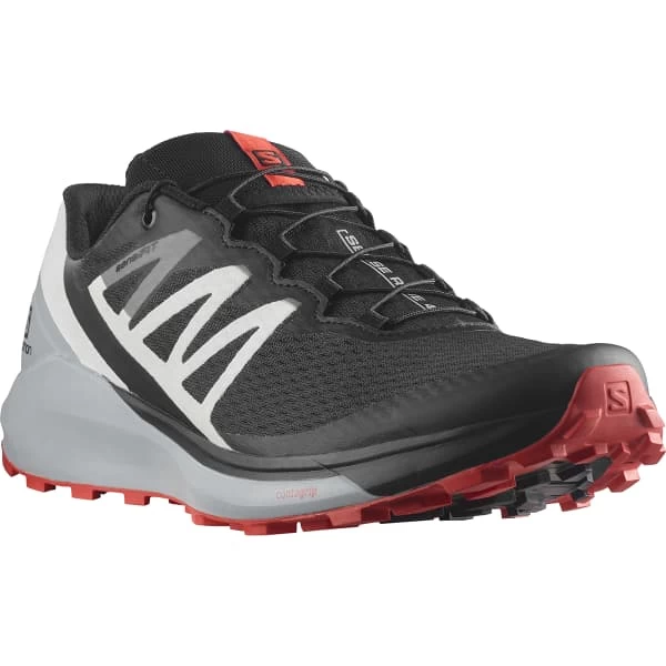 SALOMON SENSE RIDE 4 BLACK/PEARL BLUE/POPPY RED 22 2 SALOMON SENSE RIDE 4 BLACK/PEARL BLUE/POPPY RED 22 - Image 2