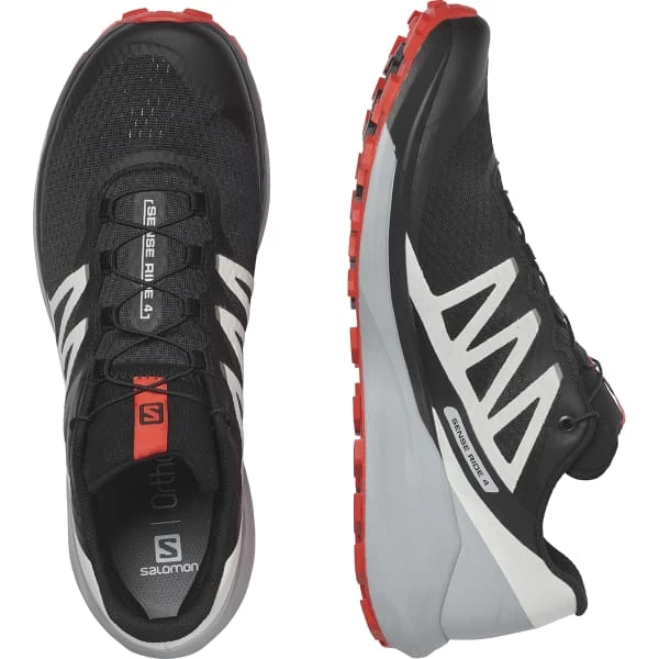 SALOMON SENSE RIDE 4 BLACK/PEARL BLUE/POPPY RED 22 6 SALOMON SENSE RIDE 4 BLACK/PEARL BLUE/POPPY RED 22 - Image 6