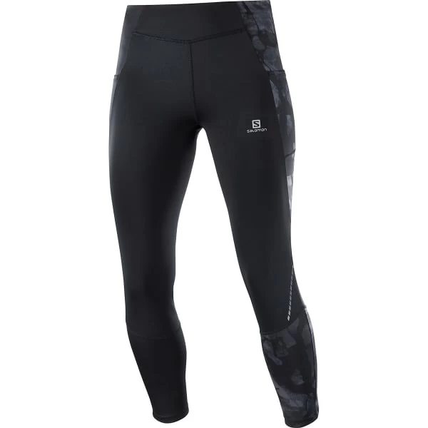SALOMON CROSS RUN 25 TIGHT W BLACK/AO 22 1 SALOMON CROSS RUN 25 TIGHT W BLACK/AO 22
