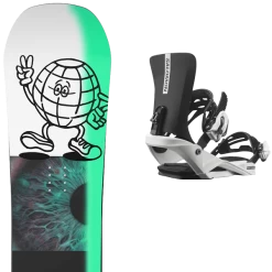 SALOMON SLEEPWALKER GROM + SALOMON RHYTHM JR BLACK/WHITE