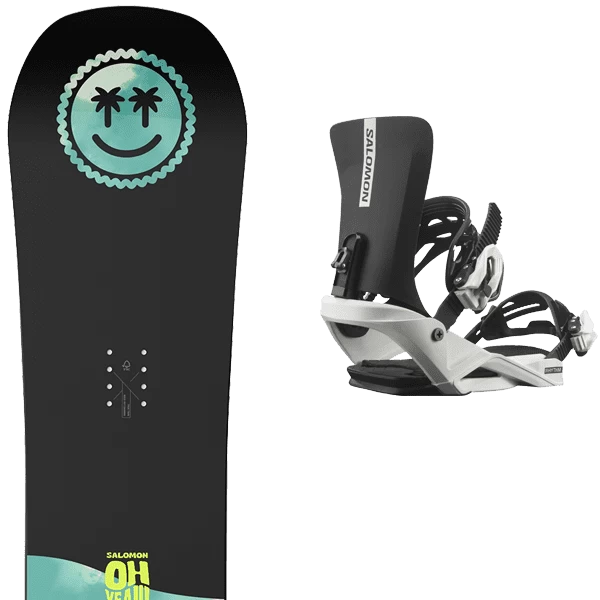 SALOMON OH YEAH GROM + SALOMON RHYTHM JR BLACK/WHITE 1 SALOMON OH YEAH GROM + SALOMON RHYTHM JR BLACK/WHITE