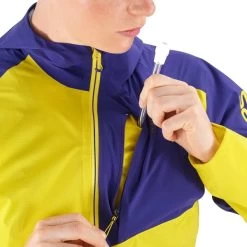 SALOMON BONATTI TRAIL JKT W EMPIRE YELLOW/DEEP BLUE 22 -Ski Equipment Store 9 121196 lc1730100 06