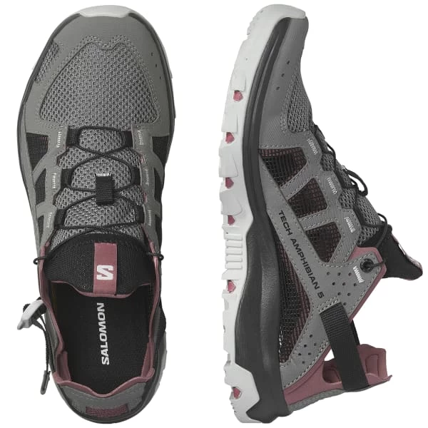 SALOMON TECHAMPHIBIAN 5 W PEWTER/BLACK/WIL 23 4 SALOMON TECHAMPHIBIAN 5 W PEWTER/BLACK/WIL 23 - Image 4