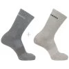 SALOMON EVASION CREW 2-PACK LIGHT GREY/HEATHER MEDIUM 23