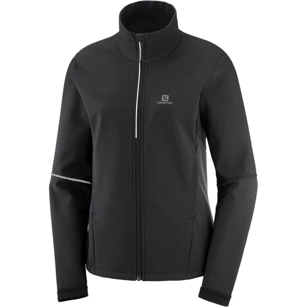 SALOMON AGILE SOFTSHELL JKT W BLACK 22 1 SALOMON AGILE SOFTSHELL JKT W BLACK 22