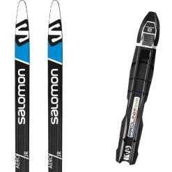 SALOMON AERO GRIP JUNIOR + SALOMON PROLINK ACCESS JR