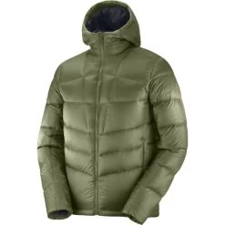 SALOMON TRANSITION DOWN HOODIE M OLIVE NIGHT 21