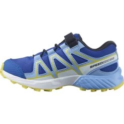 SALOMON SPEEDCROSS BUNGEE K TURKISH SEA/LITTLE BOY BLUE/LEMON Z 21 -Ski Equipment Store 9 83485 speedcross bungee k turkish sea little boy blue lemon z l41289100 03
