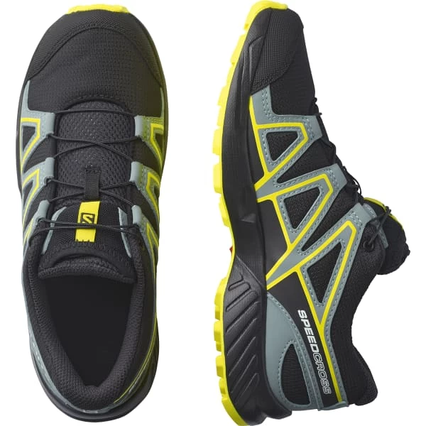 SALOMON SPEEDCROSS J BLACK/BLACK/EVENING PRIMROSE 22 5 SALOMON SPEEDCROSS J BLACK/BLACK/EVENING PRIMROSE 22 - Image 5