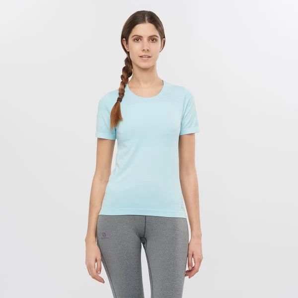 SALOMON ELEVATE MOVE ON TEE W CRYSTL BL 22 3 SALOMON ELEVATE MOVE ON TEE W CRYSTL BL 22 - Image 3