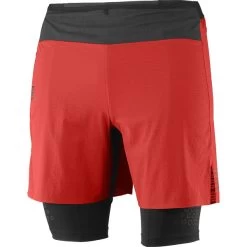 SALOMON EXO MOTION TW SHORT M GOJI BERRY/BLACK 22