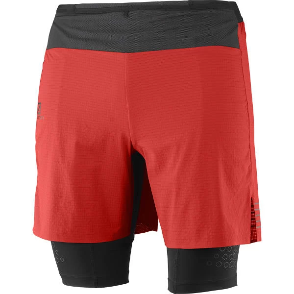 SALOMON EXO MOTION TW SHORT M GOJI BERRY/BLACK 22 1 SALOMON EXO MOTION TW SHORT M GOJI BERRY/BLACK 22
