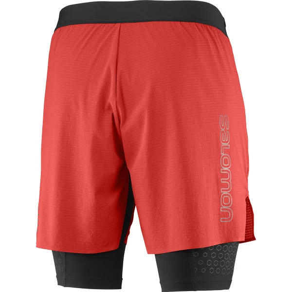 SALOMON EXO MOTION TW SHORT M GOJI BERRY/BLACK 22 2 SALOMON EXO MOTION TW SHORT M GOJI BERRY/BLACK 22 - Image 2