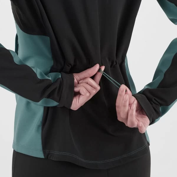 SALOMON AGILE SOFTSHELL JKT W MALLARD BLUE/BLACK 22 6 SALOMON AGILE SOFTSHELL JKT W MALLARD BLUE/BLACK 22 - Image 6