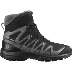 SALOMON XA PRO V8 WINTER CSWP JR BLACK/PHANTOM/QUIET SHADE 23