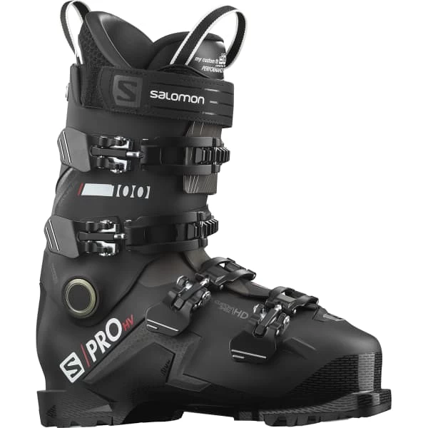 SALOMON S/PRO HV 100 GW BLACK BELLUGA RED 22 1 SALOMON S/PRO HV 100 GW BLACK BELLUGA RED 22