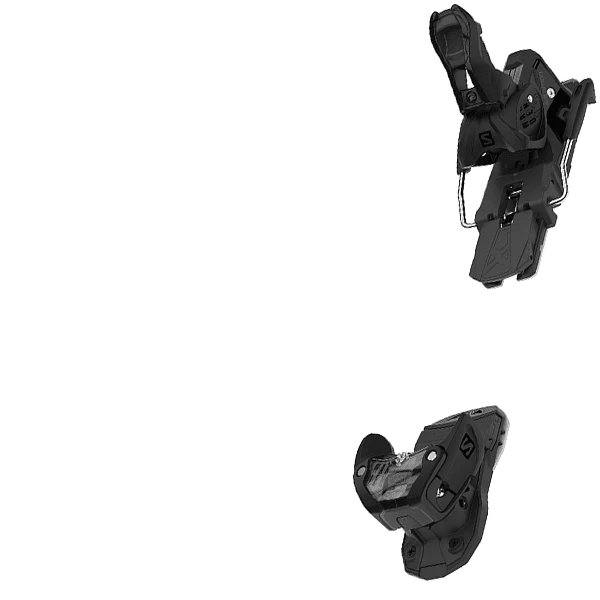 SALOMON WARDEN MNC 13 BLACK MAT + SALOMON STOP SKI C100 1 SALOMON WARDEN MNC 13 BLACK MAT + SALOMON STOP SKI C100