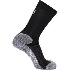 SALOMON SOCKS SPEEDCROSS CREW BLACK/WHITE 22
